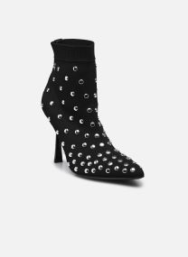 Bottines et boots Pandara Studs Knit Boot femme noir Karl Lagerfeld Bottines et boots Pandara Studs Knit Boot femme noir Black Knit Textile w/Silver
