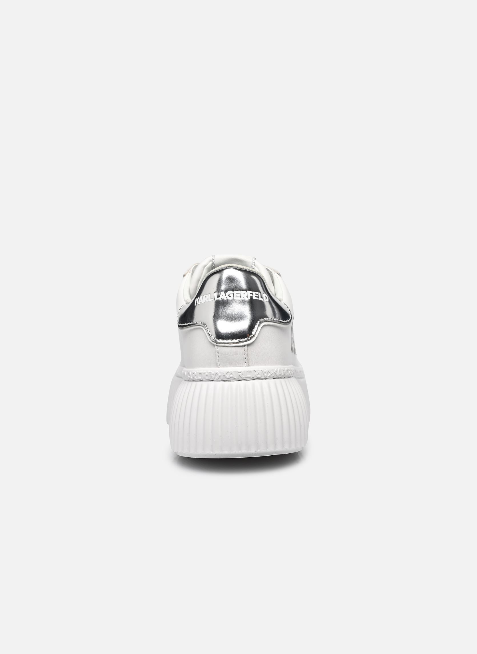 Baskets basses Kreeper Lo Signia Embro Patch femme blanc Karl Lagerfeld Baskets basses Kreeper Lo Signia Embro Patch femme blanc White Lthr W/Silver