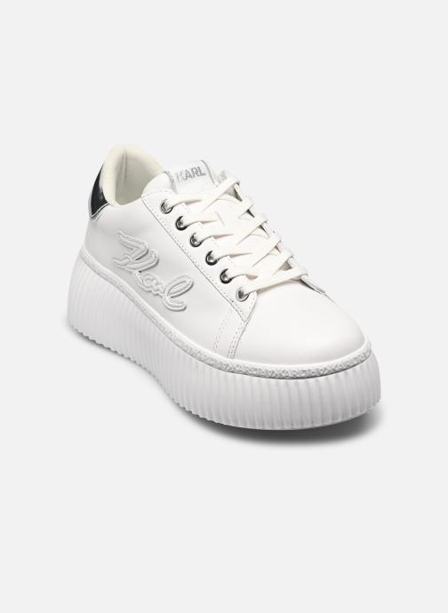 Karl Lagerfeld Lage sneakers Kreeper Lo Signia Embro Patch dames wit