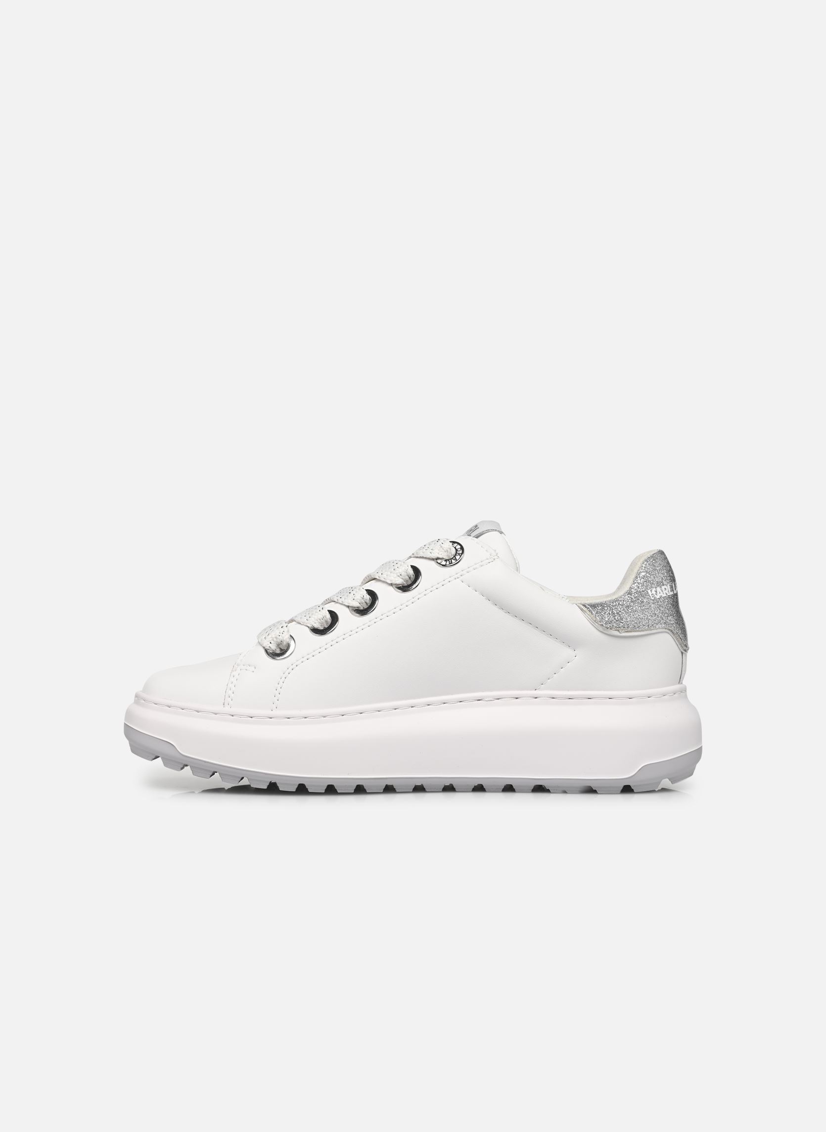 Sneakers basse Kapri Lug Signia Lo Lace donna bianco Karl Lagerfeld Sneakers basse Kapri Lug Signia Lo Lace donna bianco White Lthr W/Silver