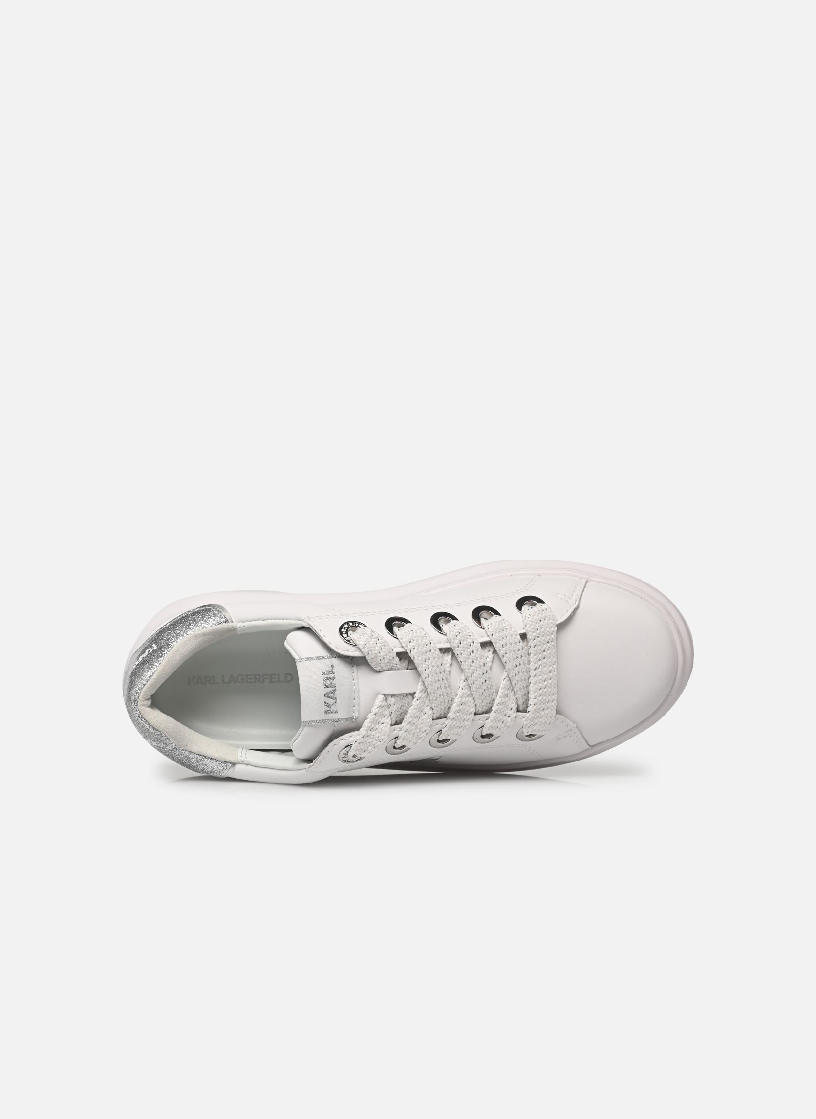 Sneakers basse Kapri Lug Signia Lo Lace donna bianco Karl Lagerfeld Sneakers basse Kapri Lug Signia Lo Lace donna bianco White Lthr W/Silver