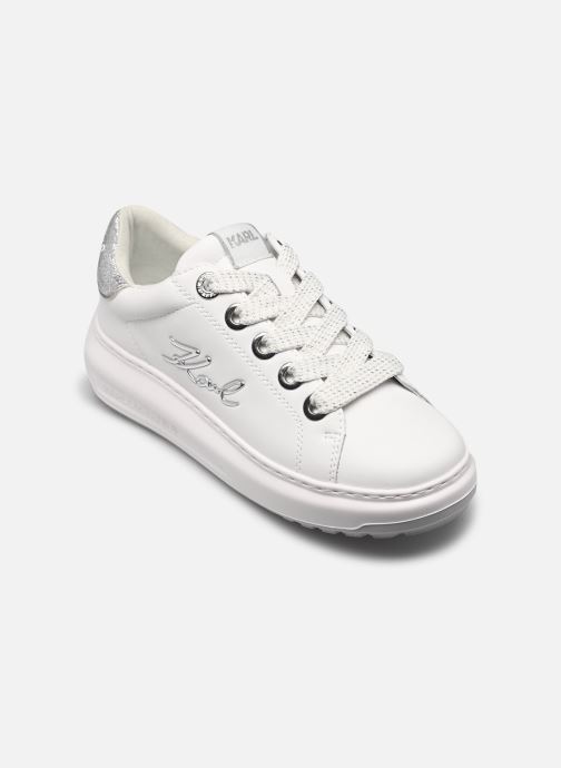 Karl Lagerfeld Lage sneakers Kapri Lug Signia Lo Lace dames wit