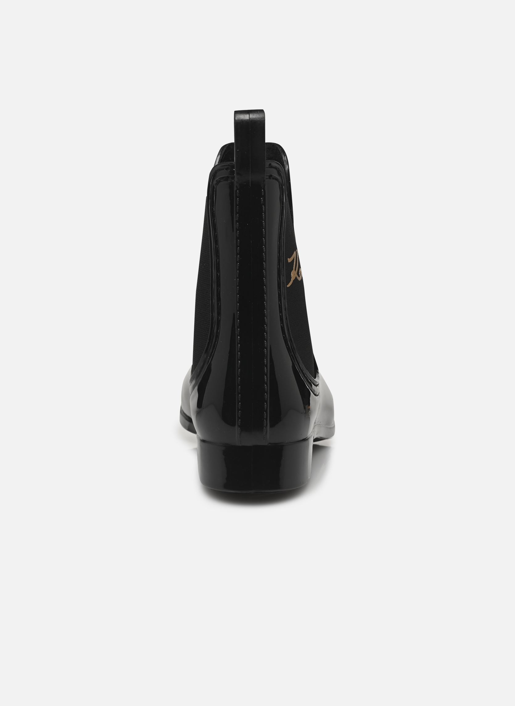 Bottines et boots Kalosh Ii Karl Signia Ankle Bt femme noir Karl Lagerfeld Bottines et boots Kalosh Ii Karl Signia Ankle Bt femme noir Black Rubber w/ Gold