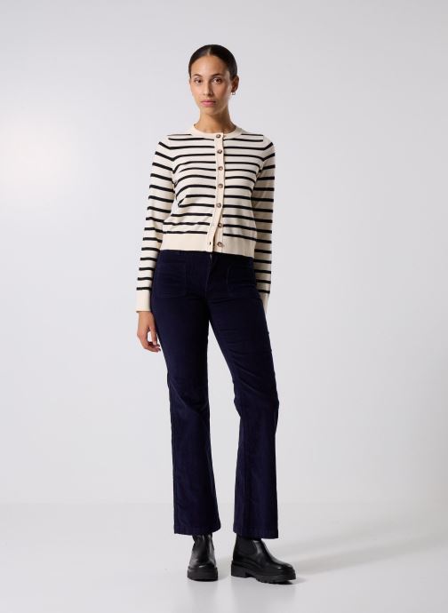 VERO MODA Vmsaba Plain Ls O-hals Cardigan Noos, berk, S