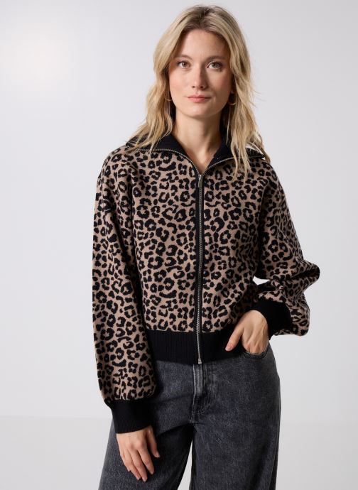 Vero Moda Vesten VMARIA LS HIGHNECK ZIPPER BOMBER JACKET dames zwart