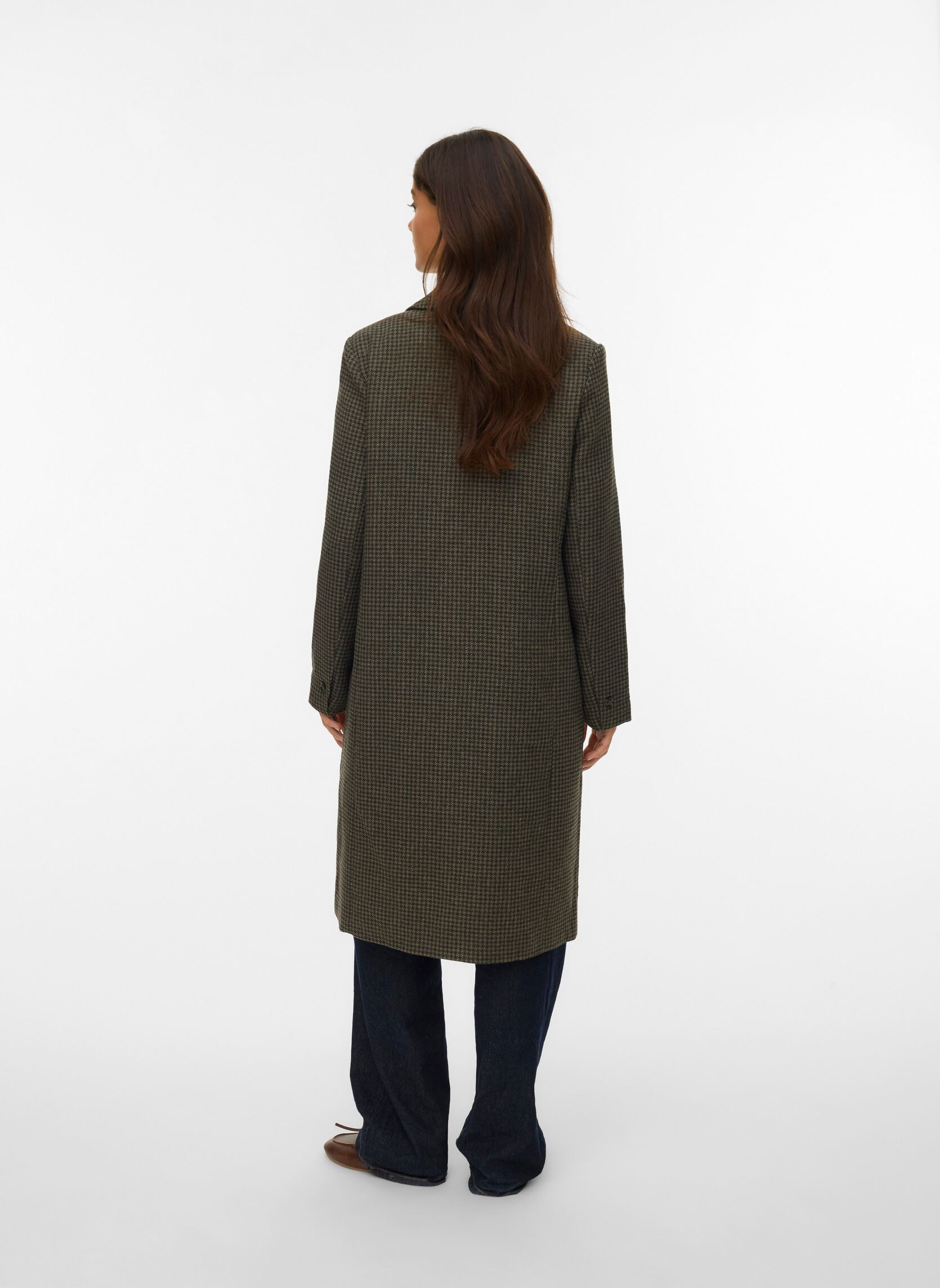 Mantels VMBRISTOL LONG COAT GA dames groen Vero Moda Mantels VMBRISTOL LONG COAT GA dames groen grape leaf