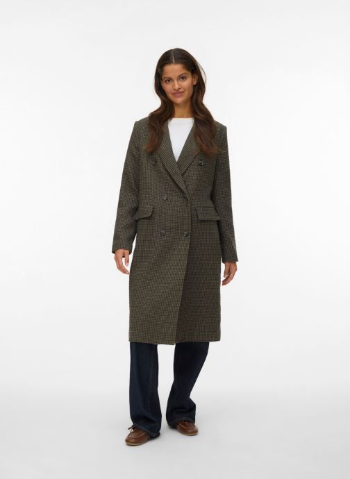 Vero Moda Mantels VMBRISTOL LONG COAT GA dames groen