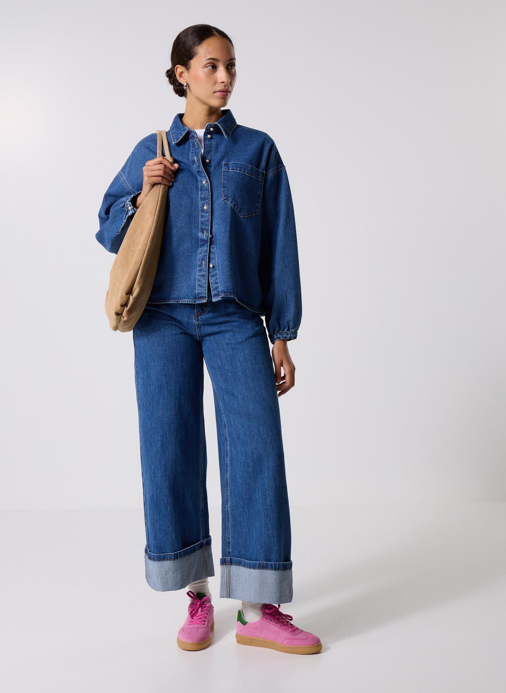 Camisas de manga larga VMELORA LS DENIM SHIRT YO326 mujer azul Vero Moda Camisas de manga larga VMELORA LS DENIM SHIRT YO326 mujer azul MEDIUM BLUE DENIM