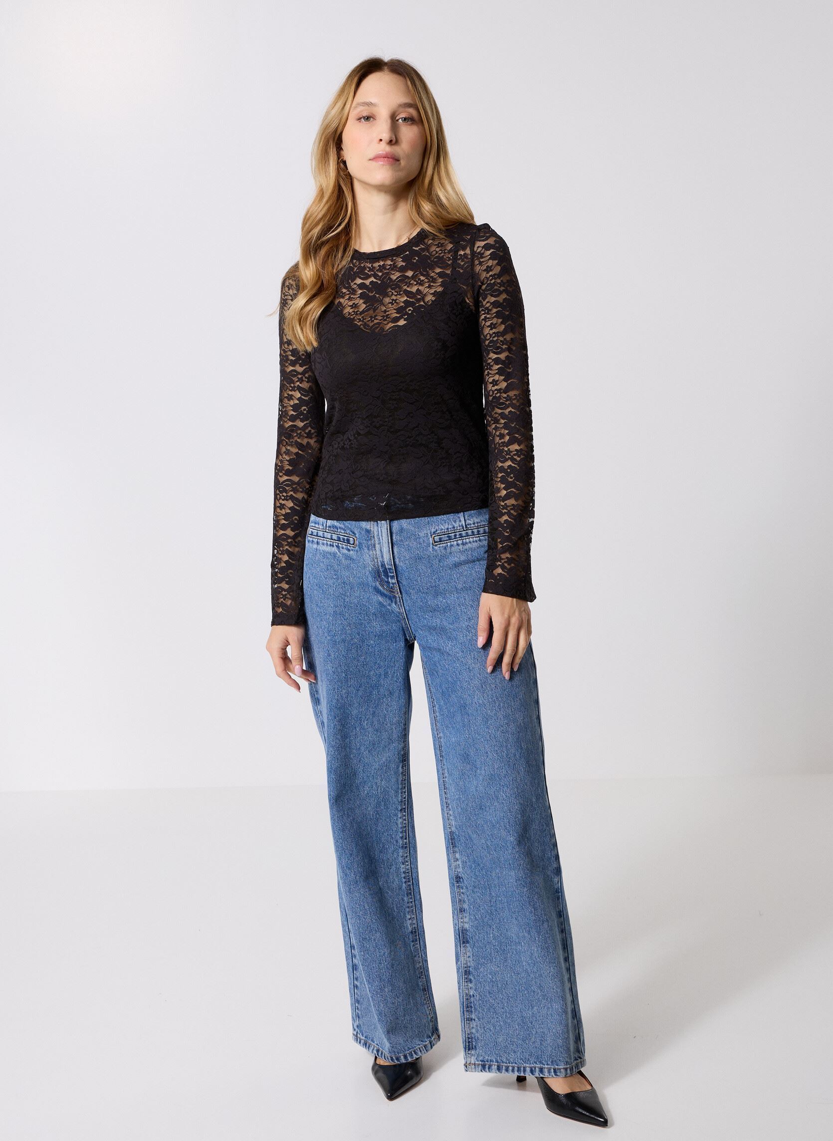 VERO MODA Vmrislana S/S O-Neck T-Shirt Jrs Btq Ga, Maglietta Donna Manica Corta, Girocollo, Casual, Marca Danese