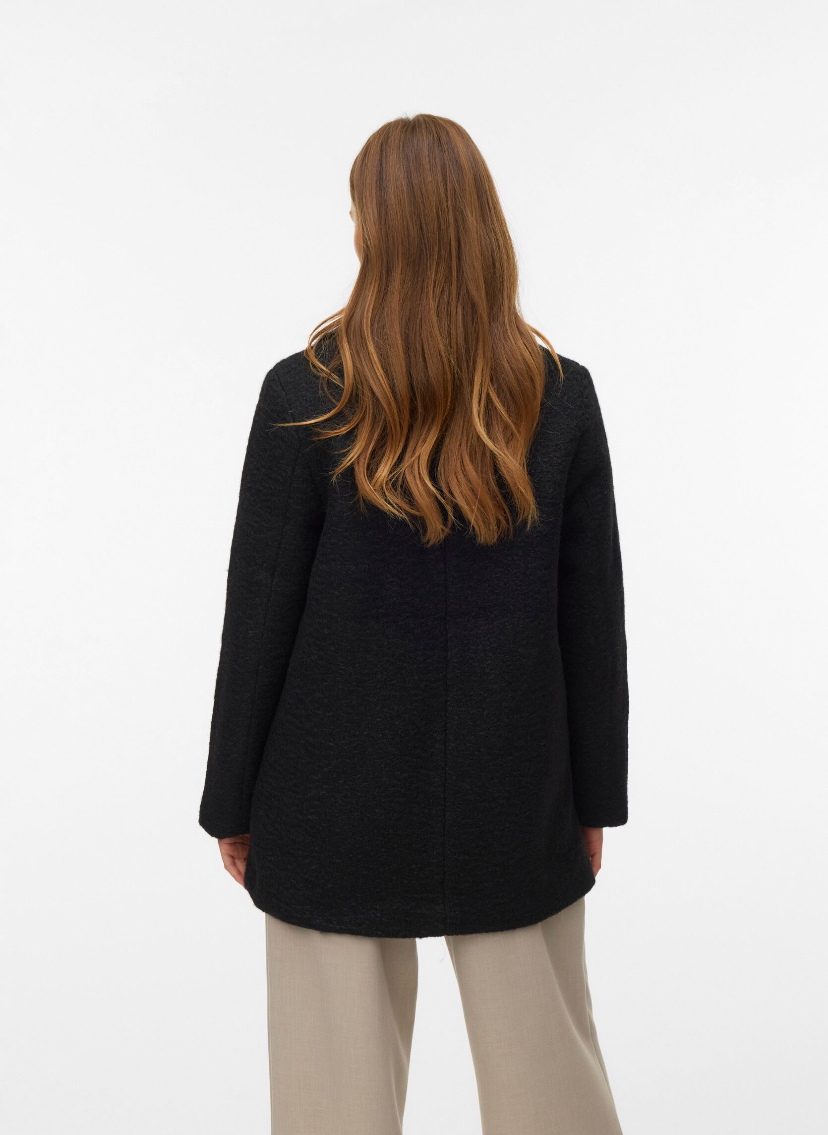 Mäntel VMLARA MILLE COAT LCS damen schwarz Vero Moda Mäntel VMLARA MILLE COAT LCS damen schwarz Black