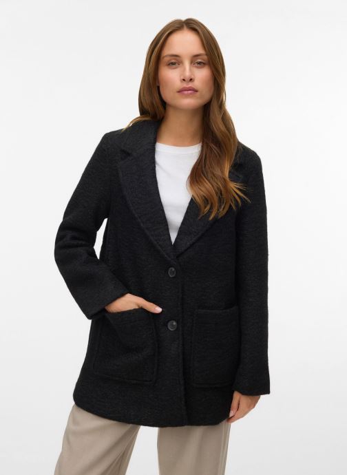 Vero Moda Mantels VMLARA MILLE COAT LCS dames zwart