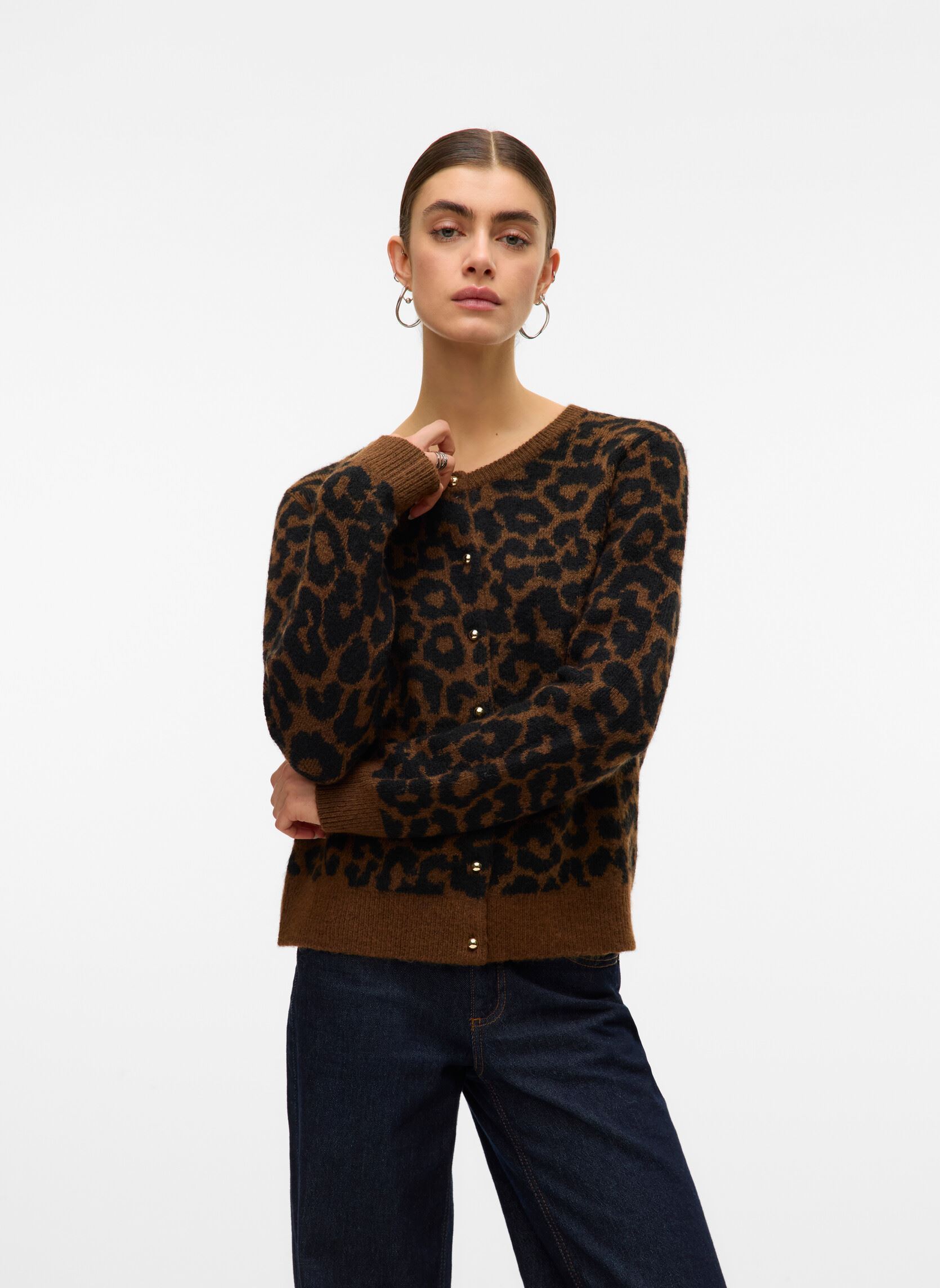 Vêtements Vero Moda VMNEWKAI LS O NECK CARDIGAN BOO pour Accessoires