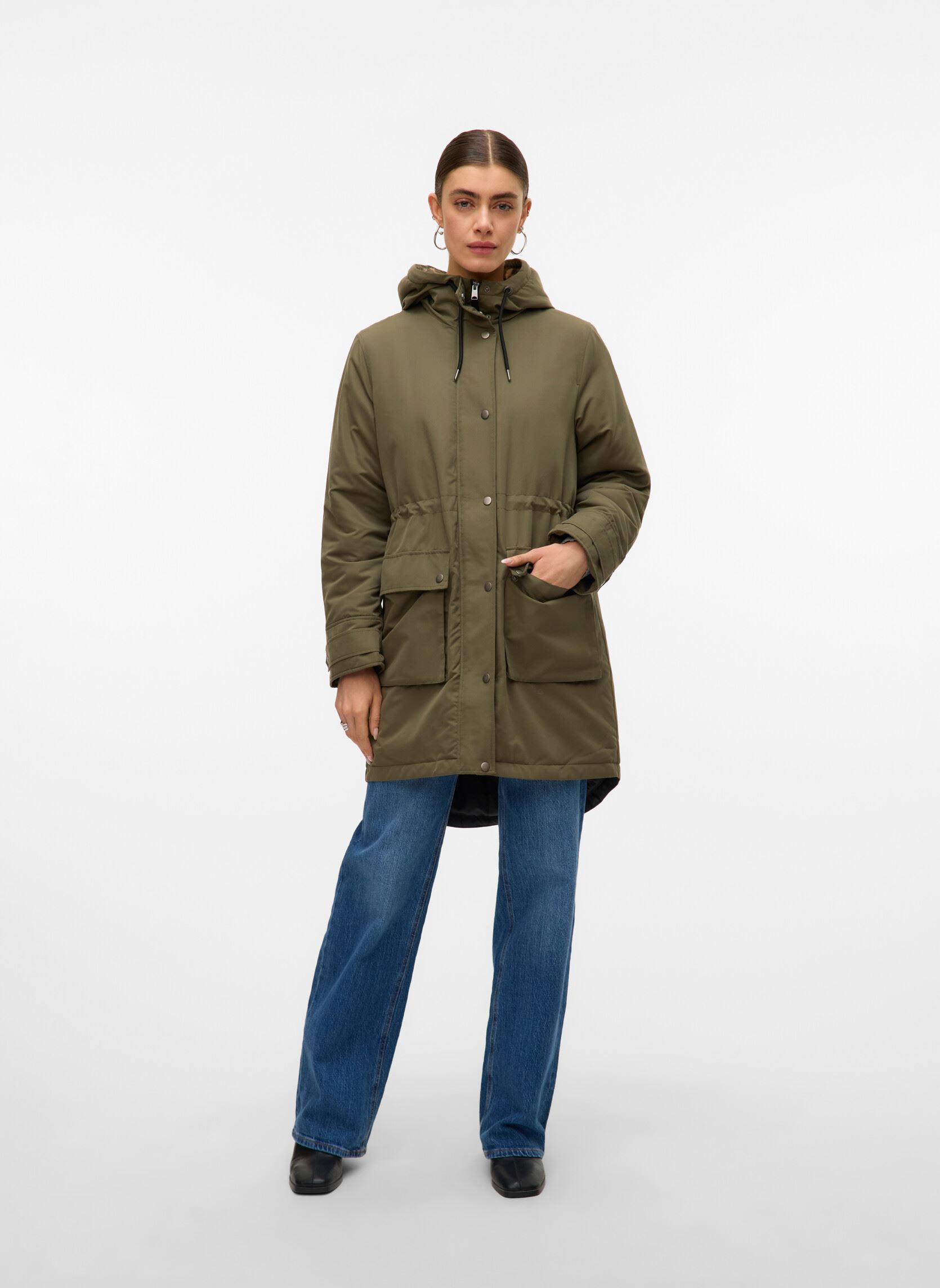 Parkas VMSAVANNE COAT GA BOO femme vert Vero Moda Parkas VMSAVANNE COAT GA BOO femme vert grape leaf