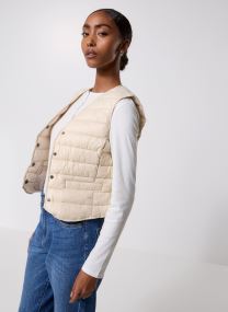 Daunenwesten VMSIVA SHORT WAISTCOAT damen weiß