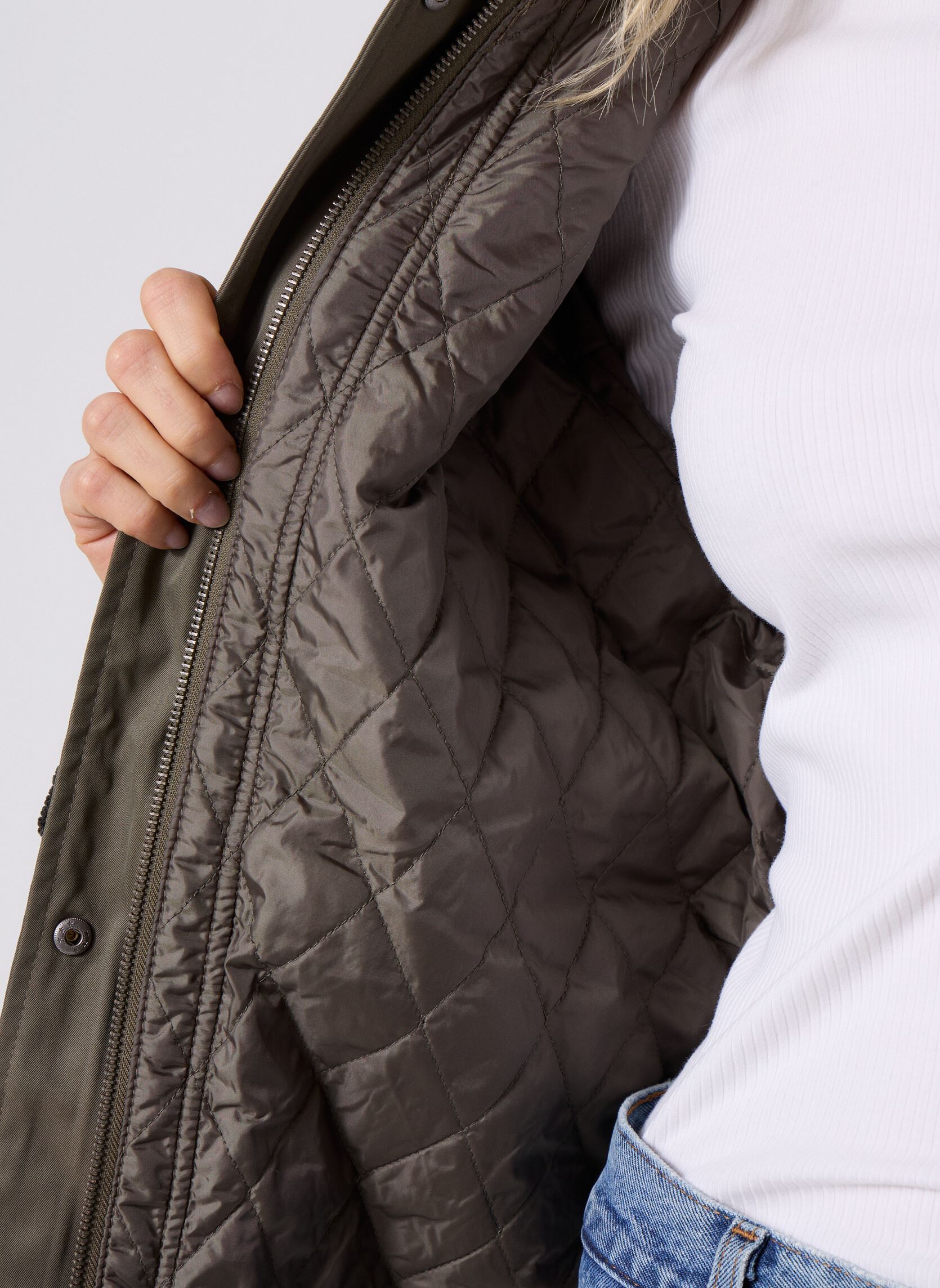 Parkas VMWALES JACKET femme vert Vero Moda Parkas VMWALES JACKET femme vert grape leaf