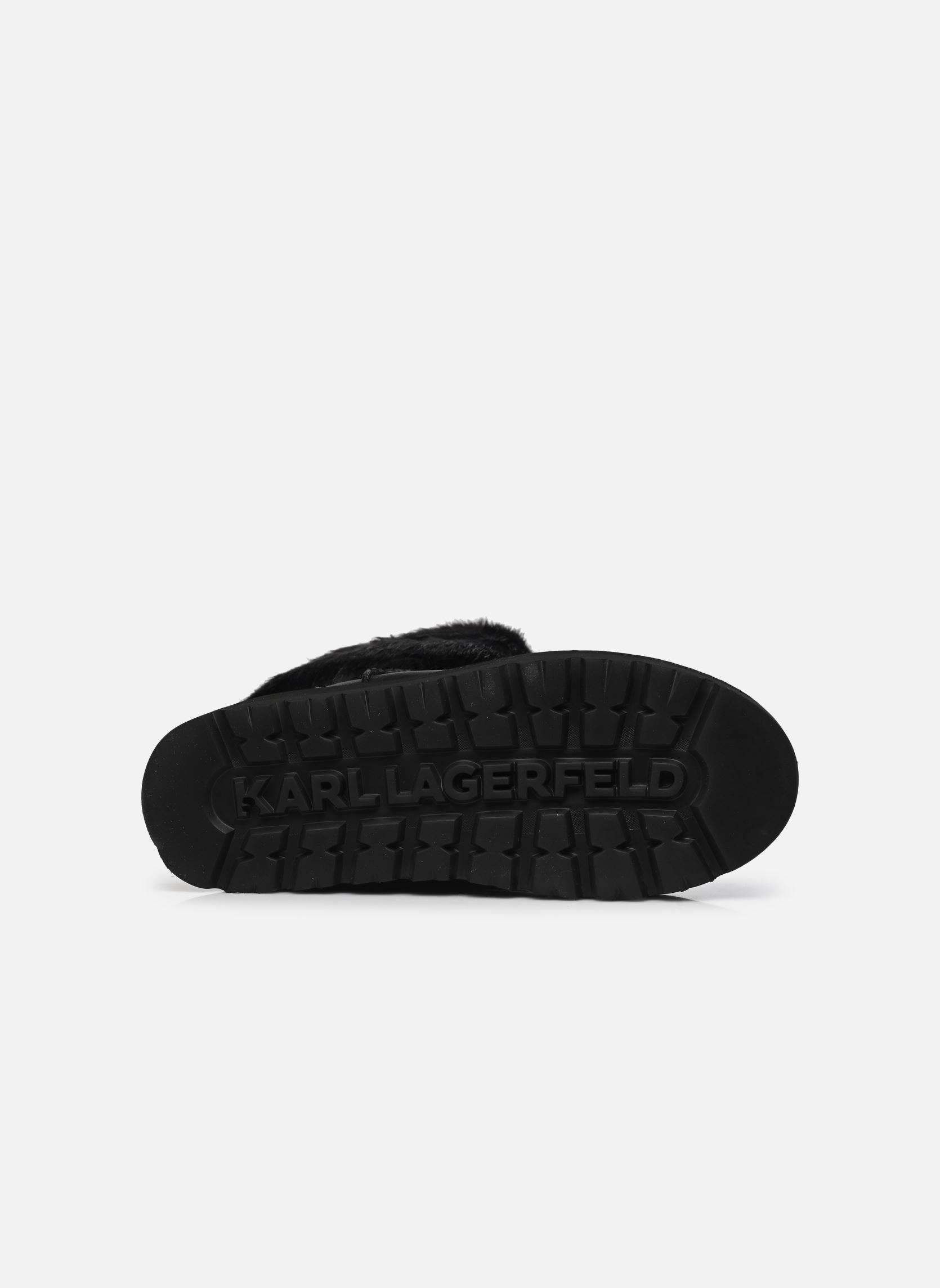 Gevoerde enkellaarsjes Skylar Signia Kollar Mid Boot dames zwart Karl Lagerfeld Gevoerde enkellaarsjes Skylar Signia Kollar Mid Boot dames zwart Black Lthr & Textile