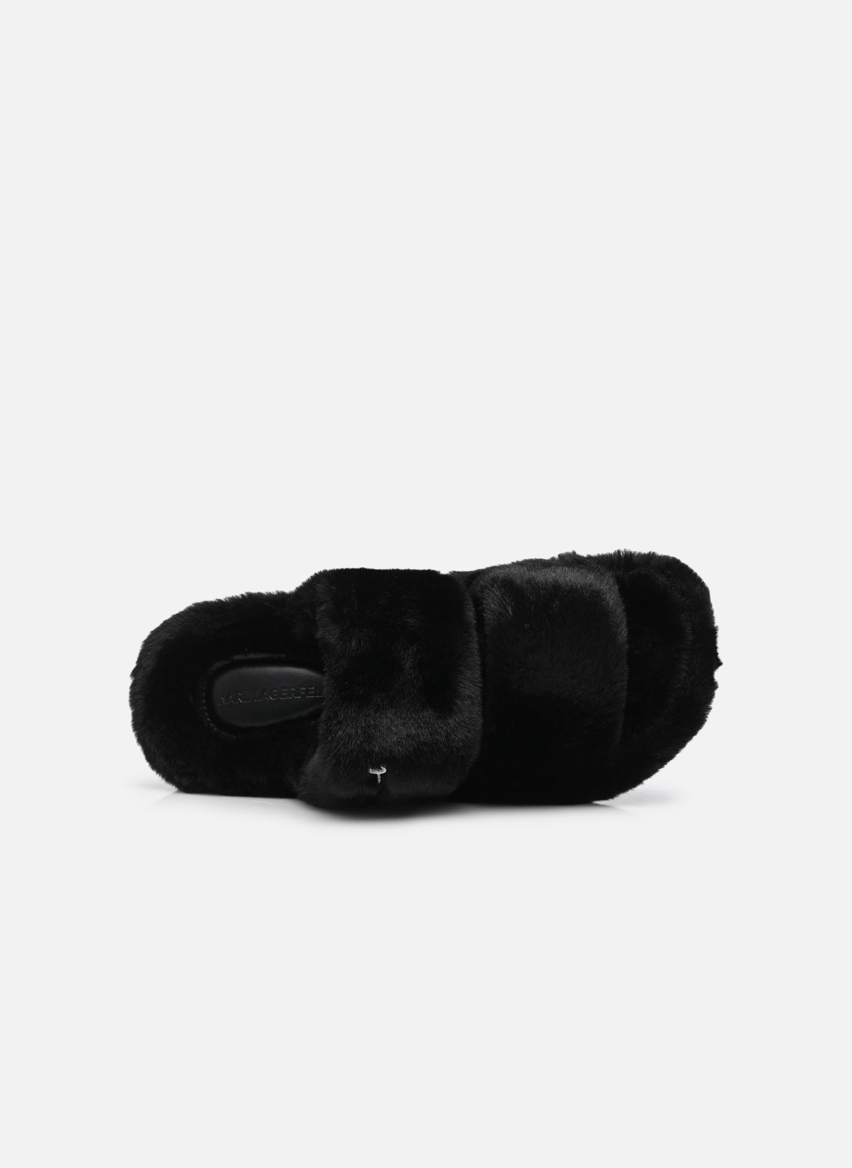 Muilen en klompen Hypnos Double Strap Slip On dames zwart Karl Lagerfeld Muilen en klompen Hypnos Double Strap Slip On dames zwart Black Synth Fur