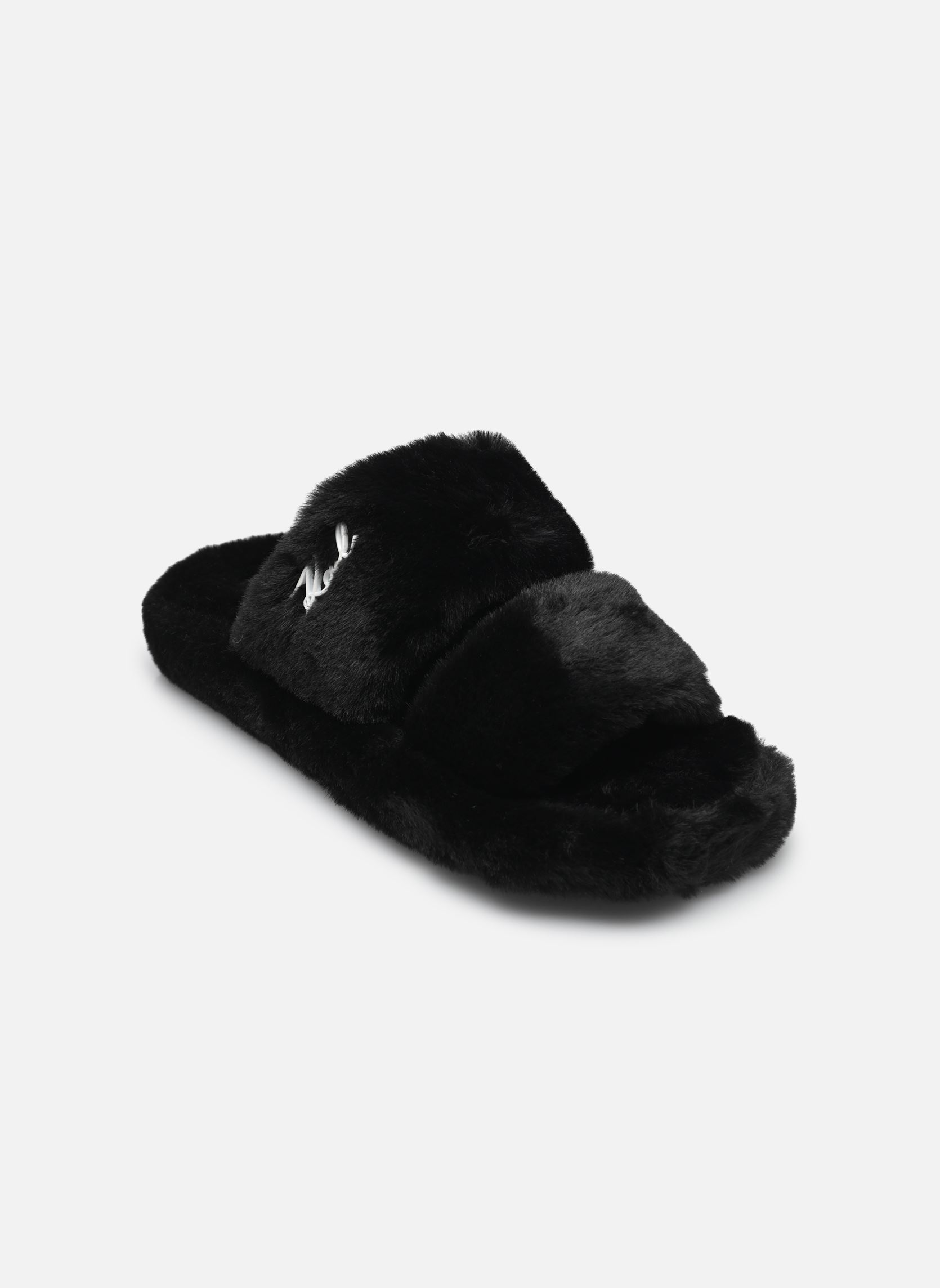 Muilen en klompen Hypnos Double Strap Slip On dames zwart Karl Lagerfeld Muilen en klompen Hypnos Double Strap Slip On dames zwart Black Synth Fur
