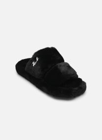 Muilen en klompen Hypnos Double Strap Slip On dames zwart
