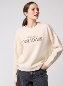 Sweater VMCANDI BEA LS SWEATSHIRT BOX JRS XMAS dames rood