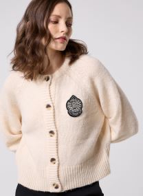 Vesten VMCOLEEN LS O-NECK CARDIGAN dames wit