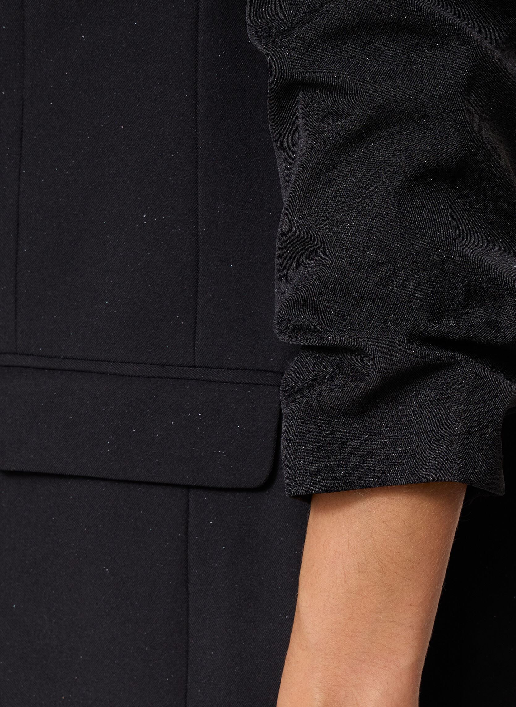 Blazer VMFRIDA 3/4 REGULAR GLITTER BLAZER NOOS dames zwart Vero Moda Blazer VMFRIDA 3/4 REGULAR GLITTER BLAZER NOOS dames zwart BLACK