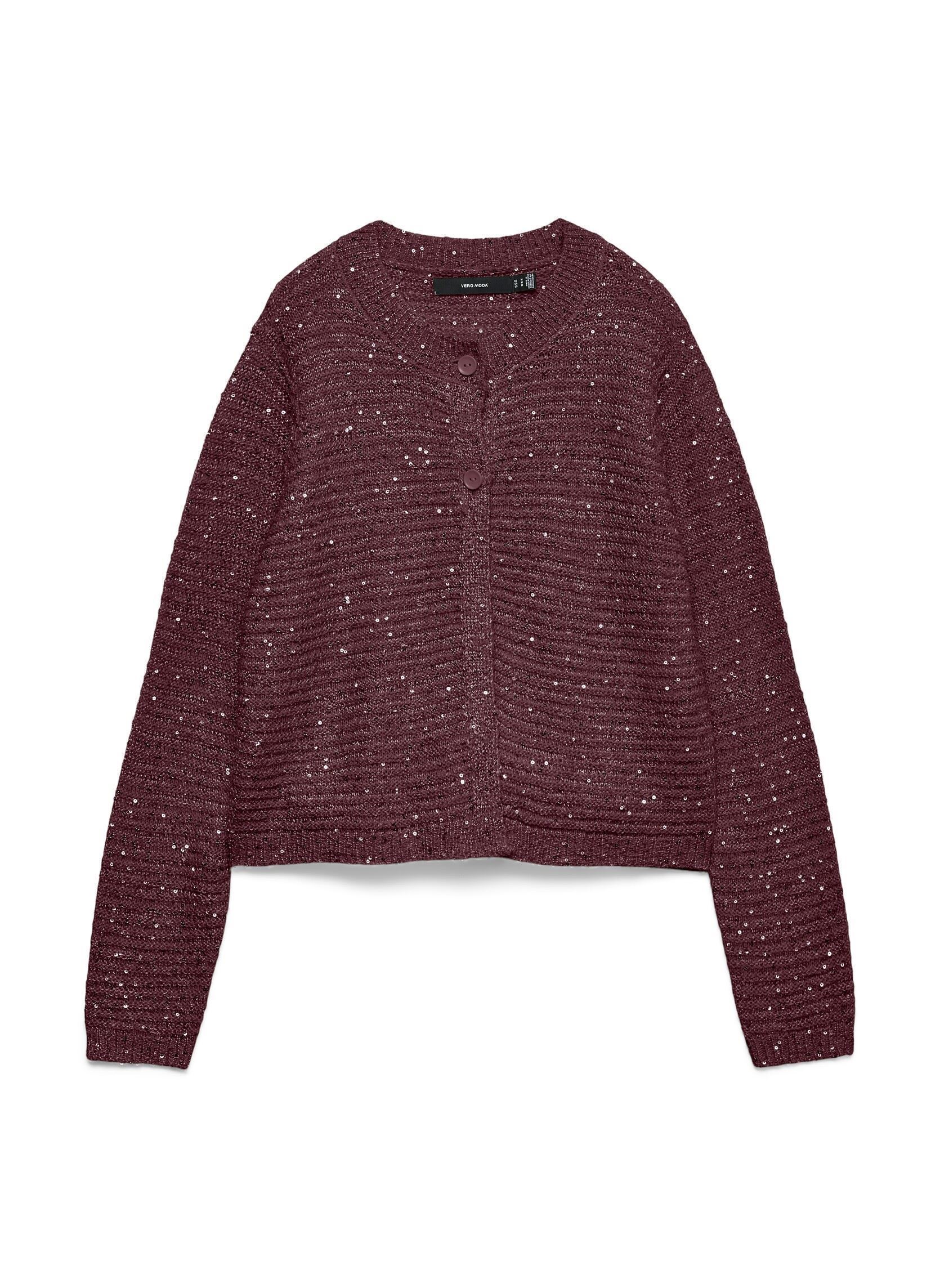 Vêtements Vero Moda VMLEILANI STITCH LS O NECK CARDIGAN pour Femme