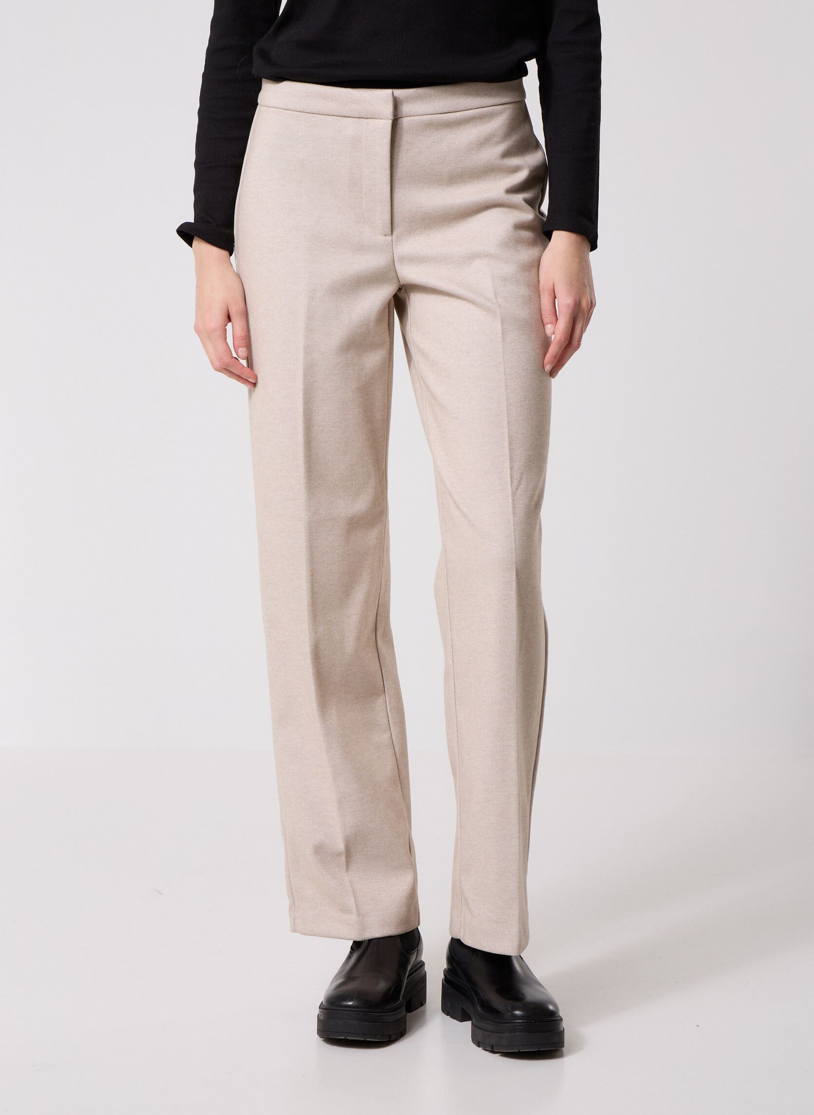 Vêtements Vero Moda VMVEGA MW STRAIGHT PANT pour Femme