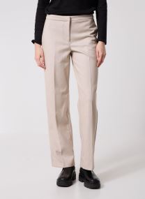 Rechte broeken VMVEGA MW STRAIGHT PANT dames wit