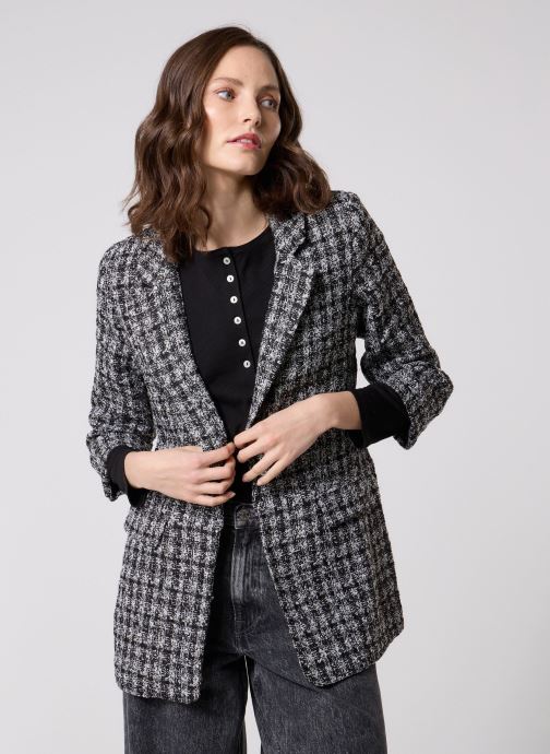 VERO MODA Dames Vmfrida Ls Regular Noos Blazer, zwart, 38