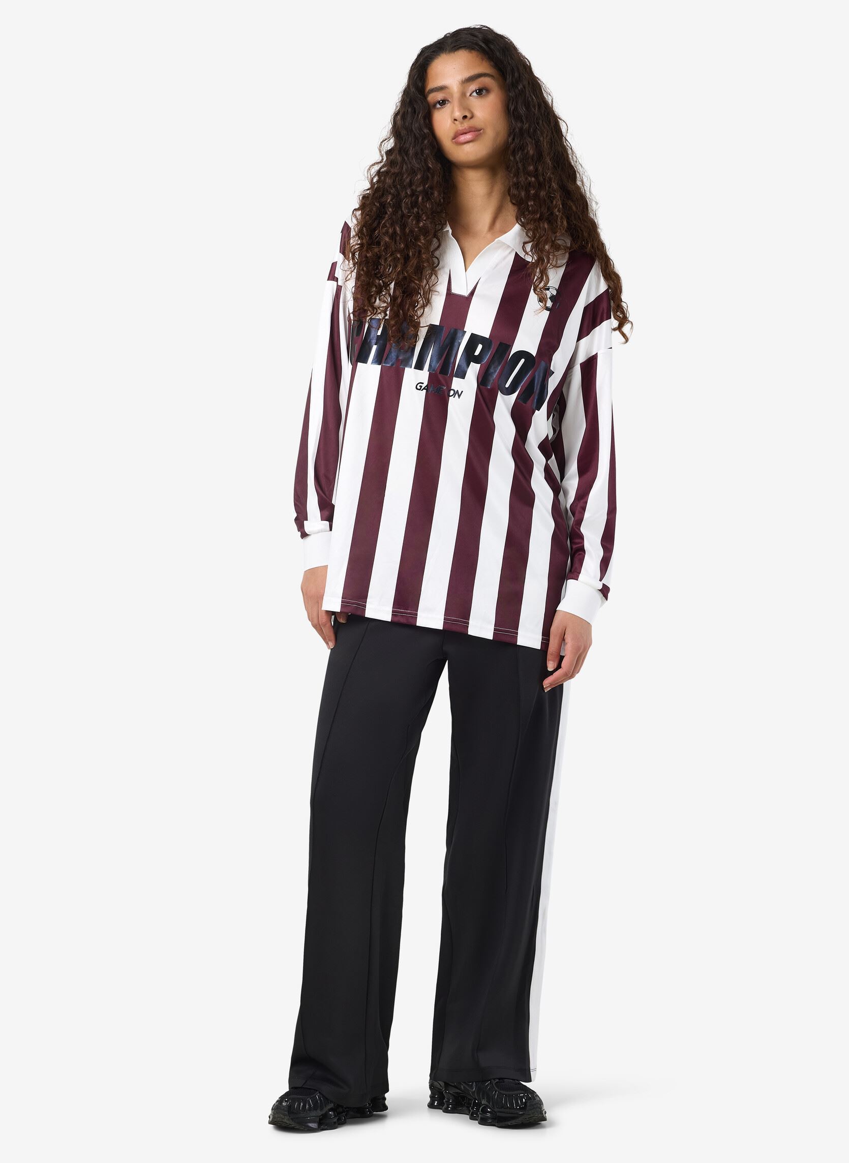 Polos manches longues NMBUFFY L/S POLO SPORTY SHIRT femme bordeaux Noisy May Polos manches longues NMBUFFY L/S POLO SPORTY SHIRT femme bordeaux Port Royale