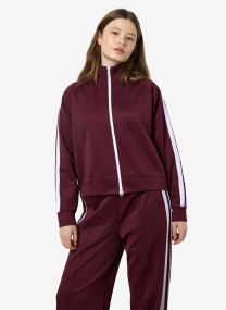 Vestes de survêtement NMJENNA L/S HIGH NECK ZIPPER JRS femme bordeaux