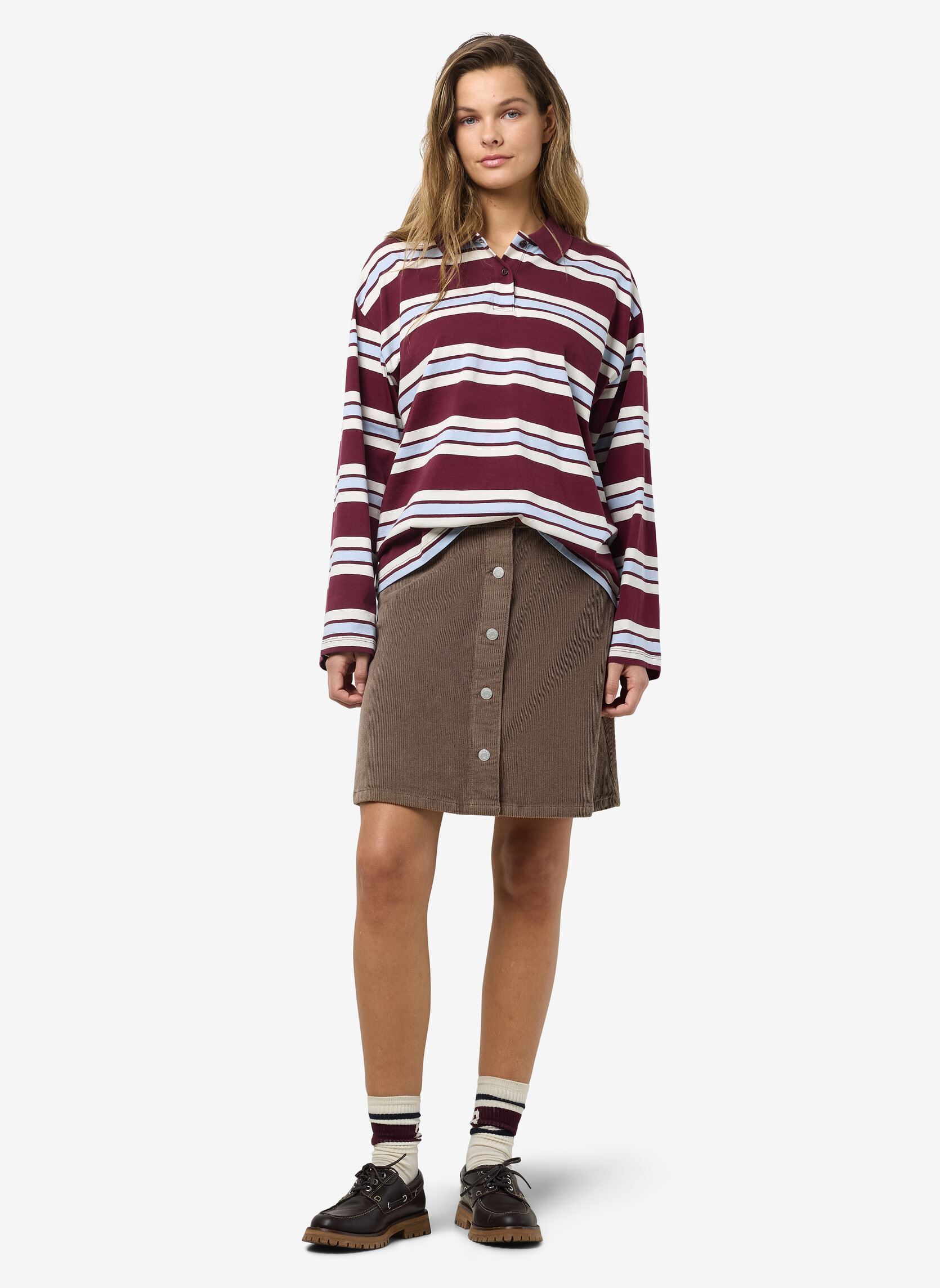 Gonne corte NMRONNIE NW A SHAPE SKIRT CORDUROY NOOS donna marrone Noisy May Gonne corte NMRONNIE NW A SHAPE SKIRT CORDUROY NOOS donna marrone morel