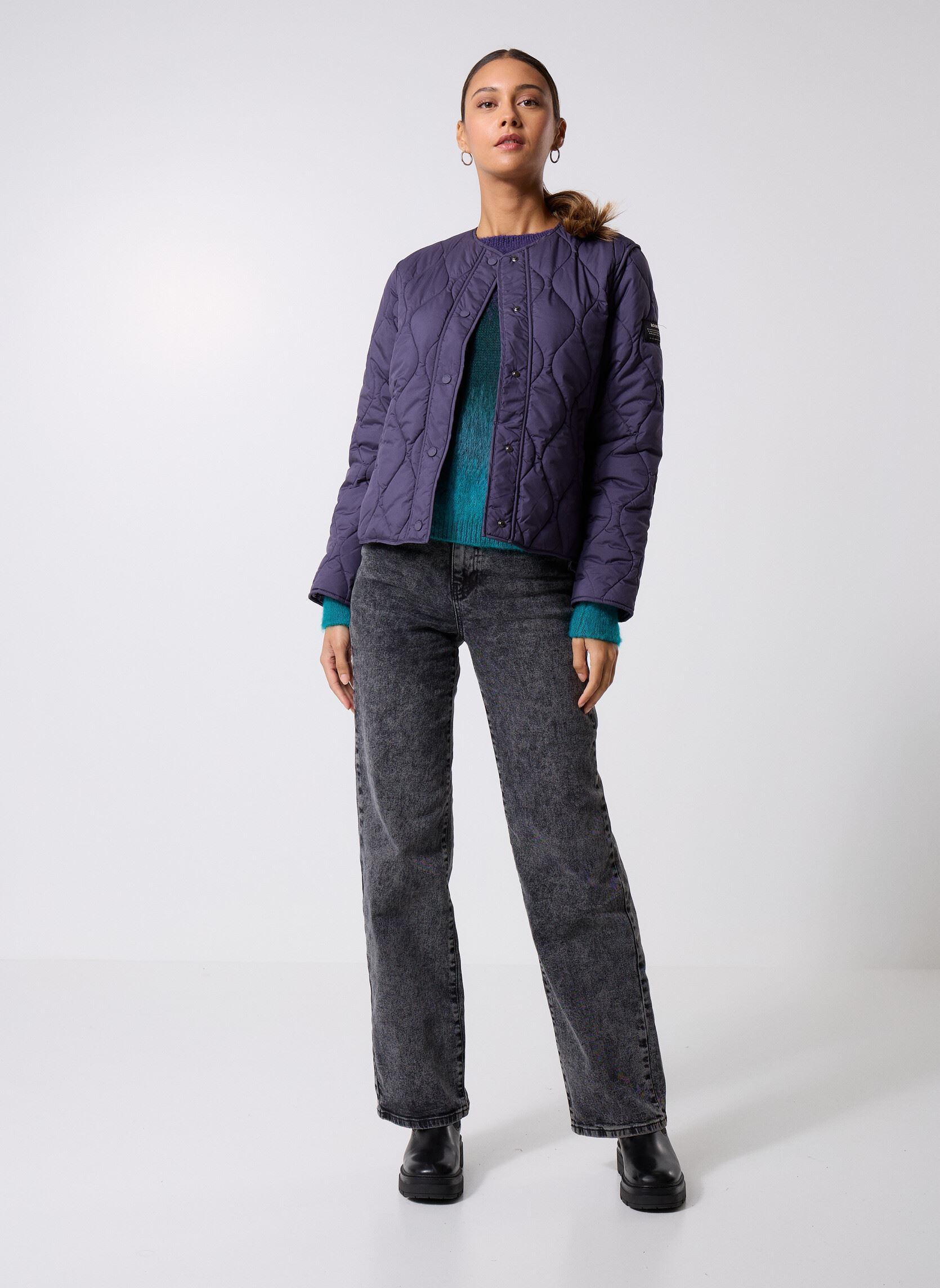 Rechte jeans / Straight Leg Jeans NMYOLANDA NW WIDE JEANS AZ391DG FWD NOOS dames grijs Noisy May Rechte jeans / Straight Leg Jeans NMYOLANDA NW WIDE JEANS AZ391DG FWD NOOS dames grijs Dark Grey Denim