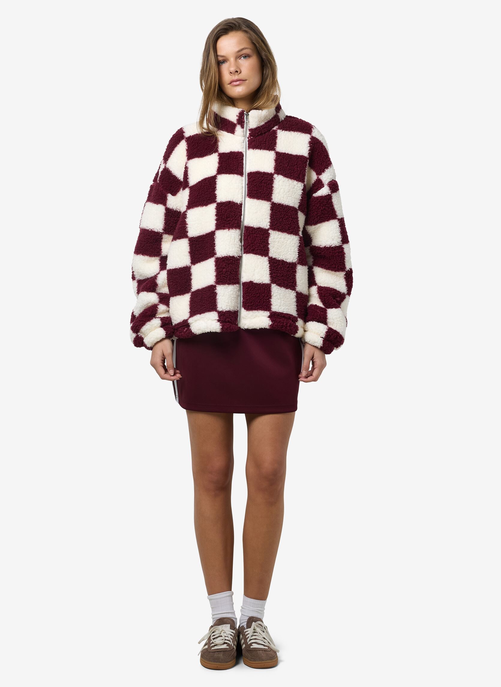 Vestes NMLUCA L/S CHECK SOFT FLEECE JRS homme bordeaux Noisy May Vestes NMLUCA L/S CHECK SOFT FLEECE JRS homme bordeaux Windsor wine