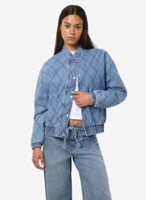 Jacken NMCLAIRE QUILT DENIM JACKET damen blau Noisy May Jacken NMCLAIRE QUILT DENIM JACKET damen blau Light Blue Denim