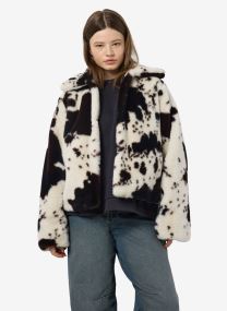 Vestes fourrure NMEVE FUR JACKET femme blanc