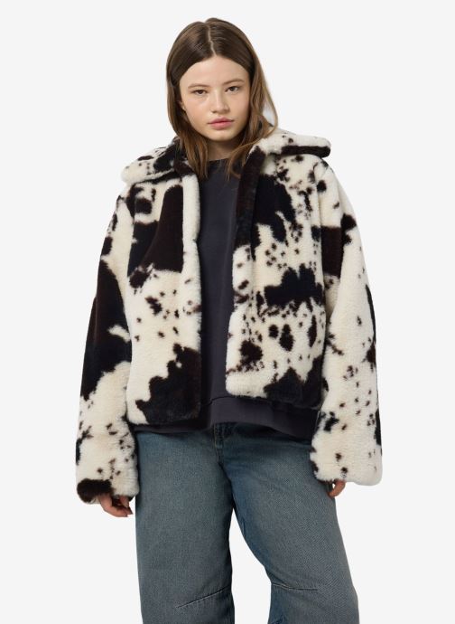 Noisy May Bontjassen NMEVE FUR JACKET dames wit