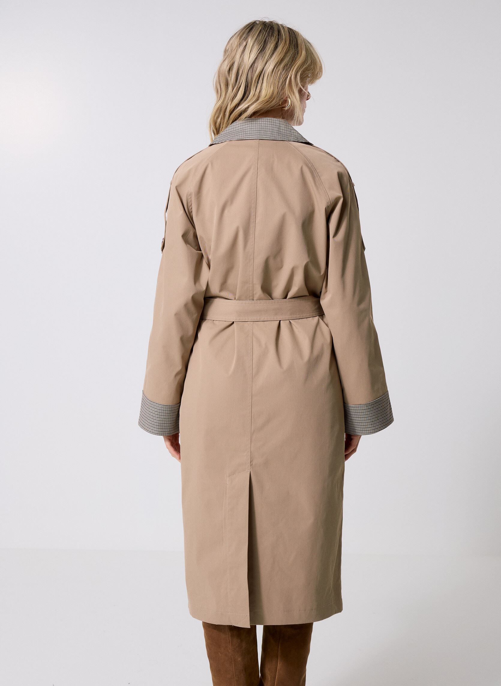 Trenchcoats NMJULIA TRENCHCOAT dames beige Noisy May Trenchcoats NMJULIA TRENCHCOAT dames beige Silver Mink