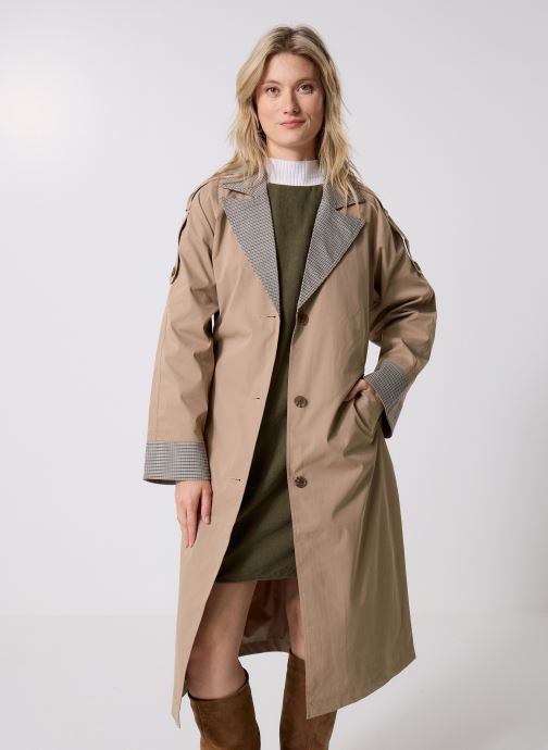 Noisy May Trench-coats NMJULIA TRENCHCOAT femme beige