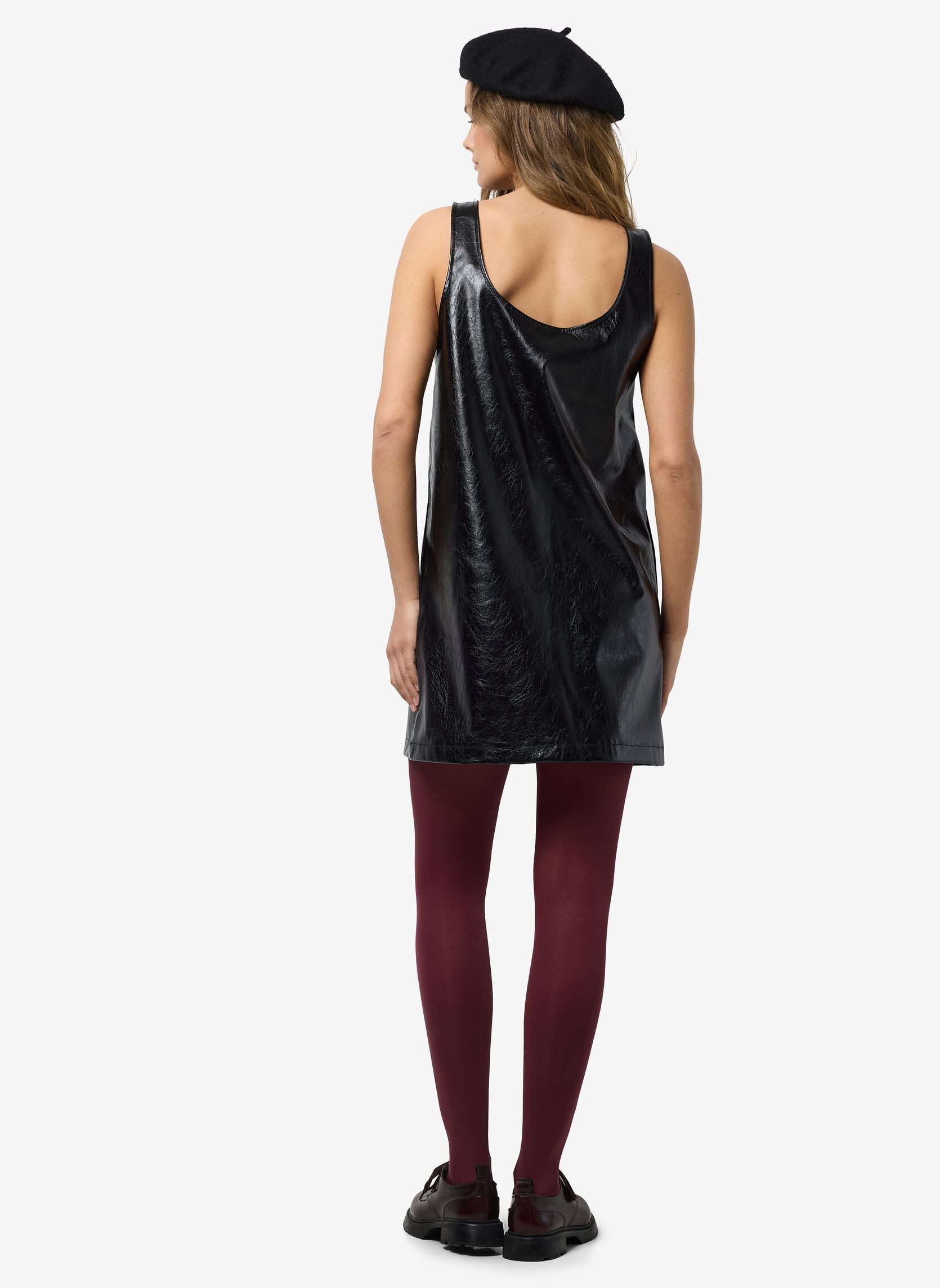 Noisy May Kleider NMKANE PINAFORE VINYL DRESS damen schwarz - online kaufen  | Sarenza Deutschland