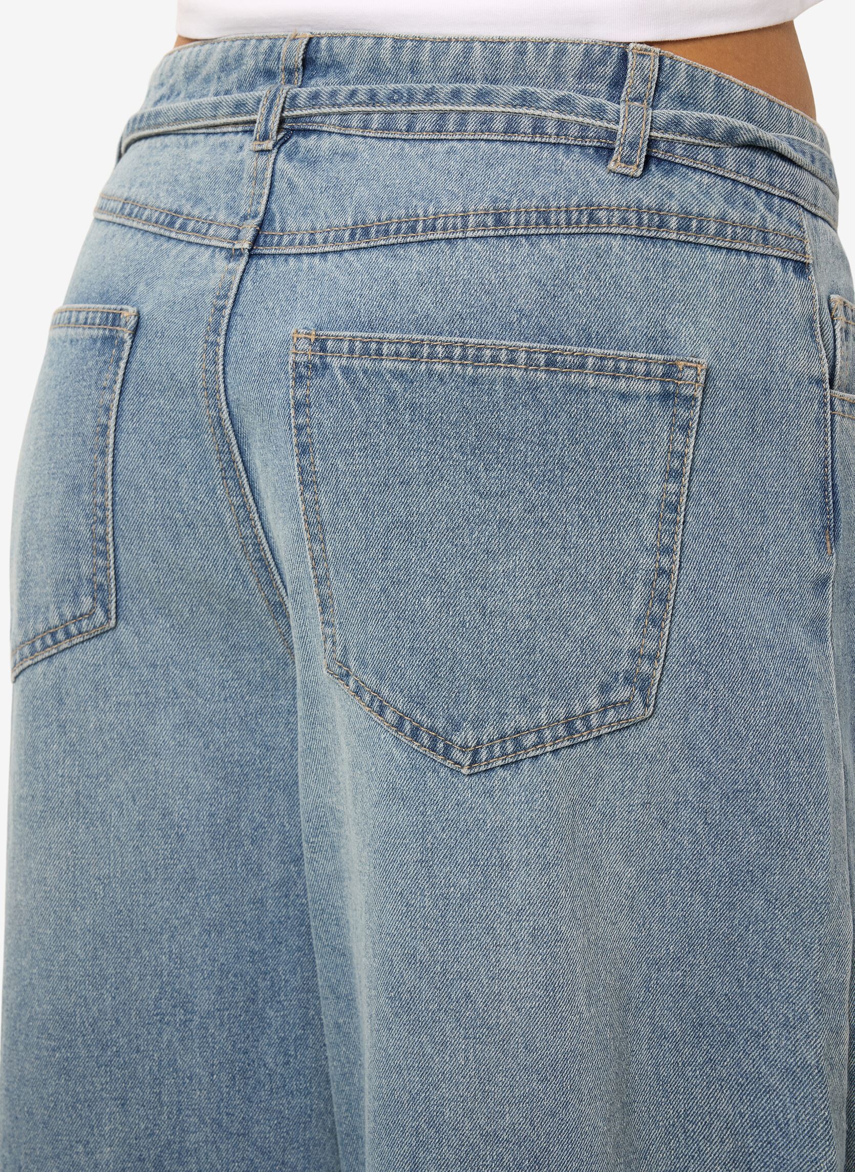 Jeans large NMMAISY NW BELT LOOSE JEANS BS031LB femme bleu Noisy May Jeans large NMMAISY NW BELT LOOSE JEANS BS031LB femme bleu Light Blue Denim