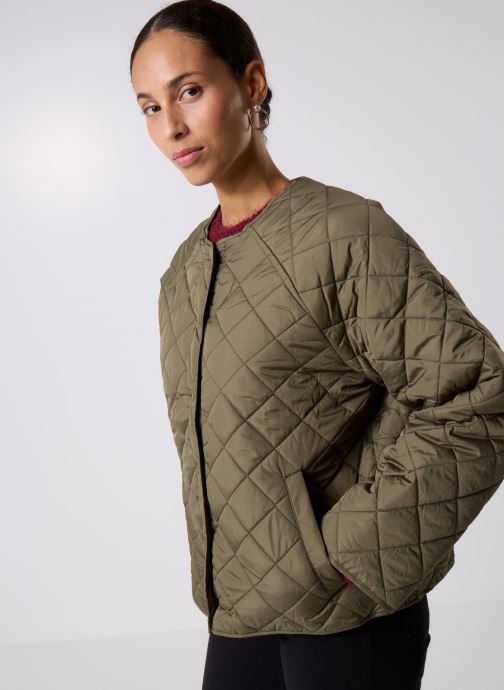 Noisy May Jacken NMPHILY QUILTED JACKET FWD DD damen grün