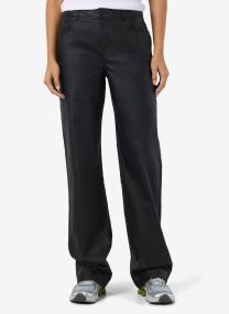 Weite Jeans NMYOLANDA NW WIDE LEG COATED DENIM BOX damen schwarz