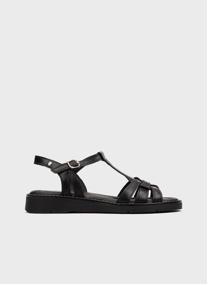 Sandales ROQUETAS femme marron