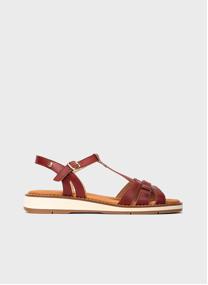 Sandales ROQUETAS femme marron