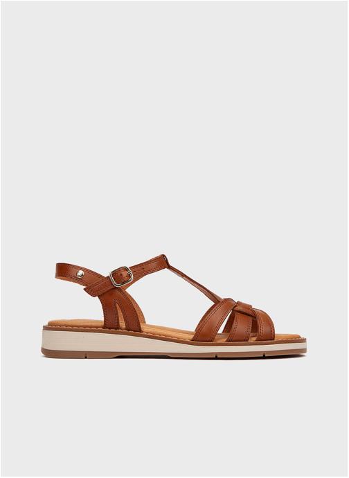 Pikolinos Sandales ROQUETAS femme marron