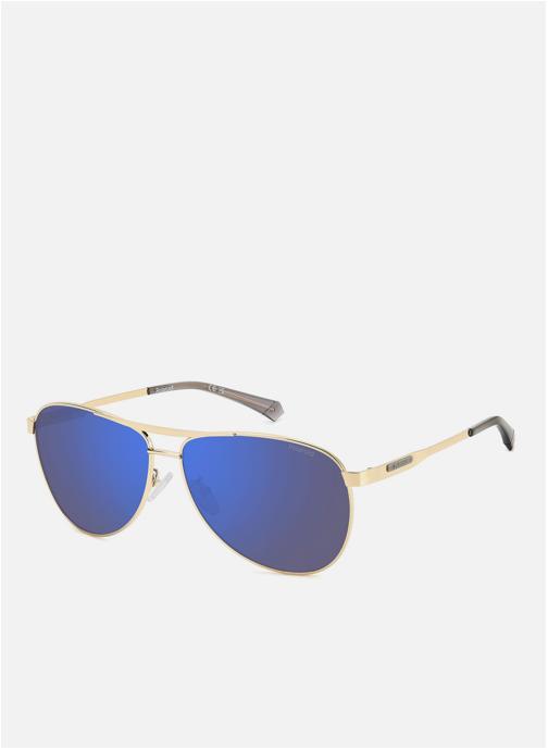 Polaroid Lunettes de soleil homme or et bronze