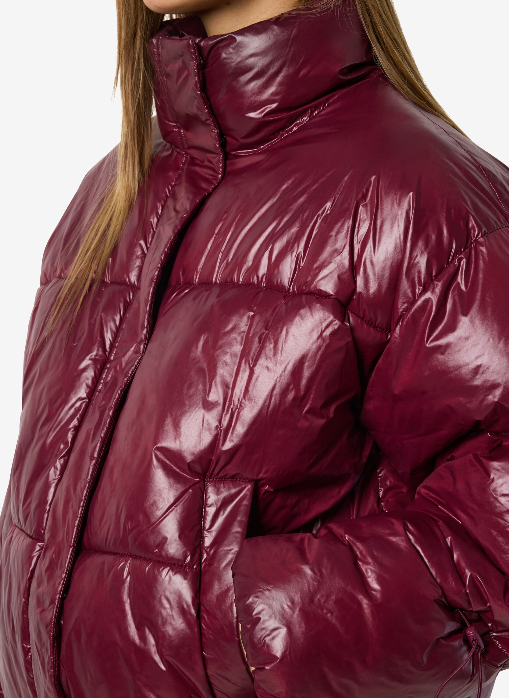 Daunenjacken NMALLIE SHINY PUFFER NOOS damen bordeaux Noisy May Daunenjacken NMALLIE SHINY PUFFER NOOS damen bordeaux Windsor wine