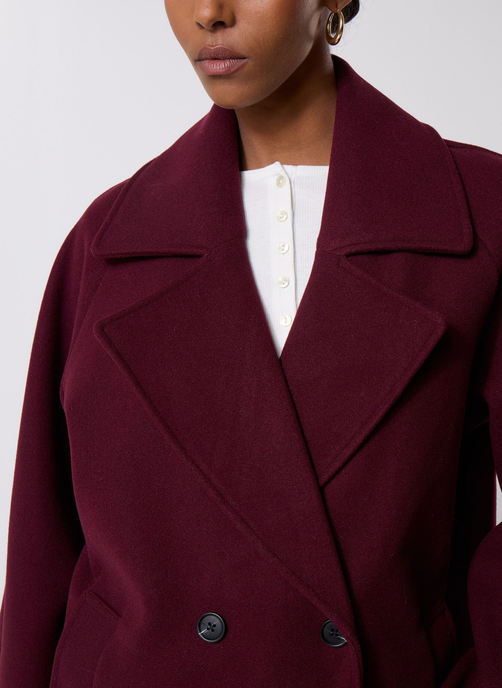Mantels NMCICI OVERSIZED COAT BF dames bordeaux Noisy May Mantels NMCICI OVERSIZED COAT BF dames bordeaux Windsor wine